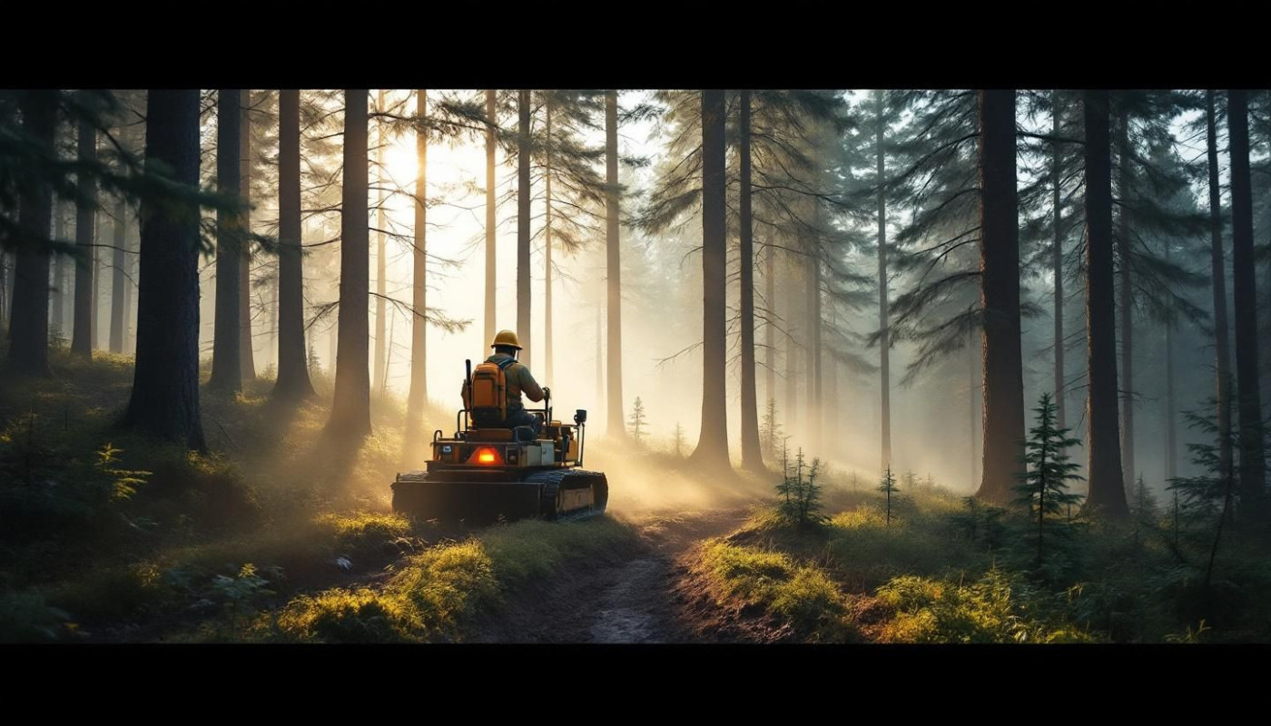 Comment les solutions de débroussailleuses sur chenilles transforment-elles l'aménagement forestier ?