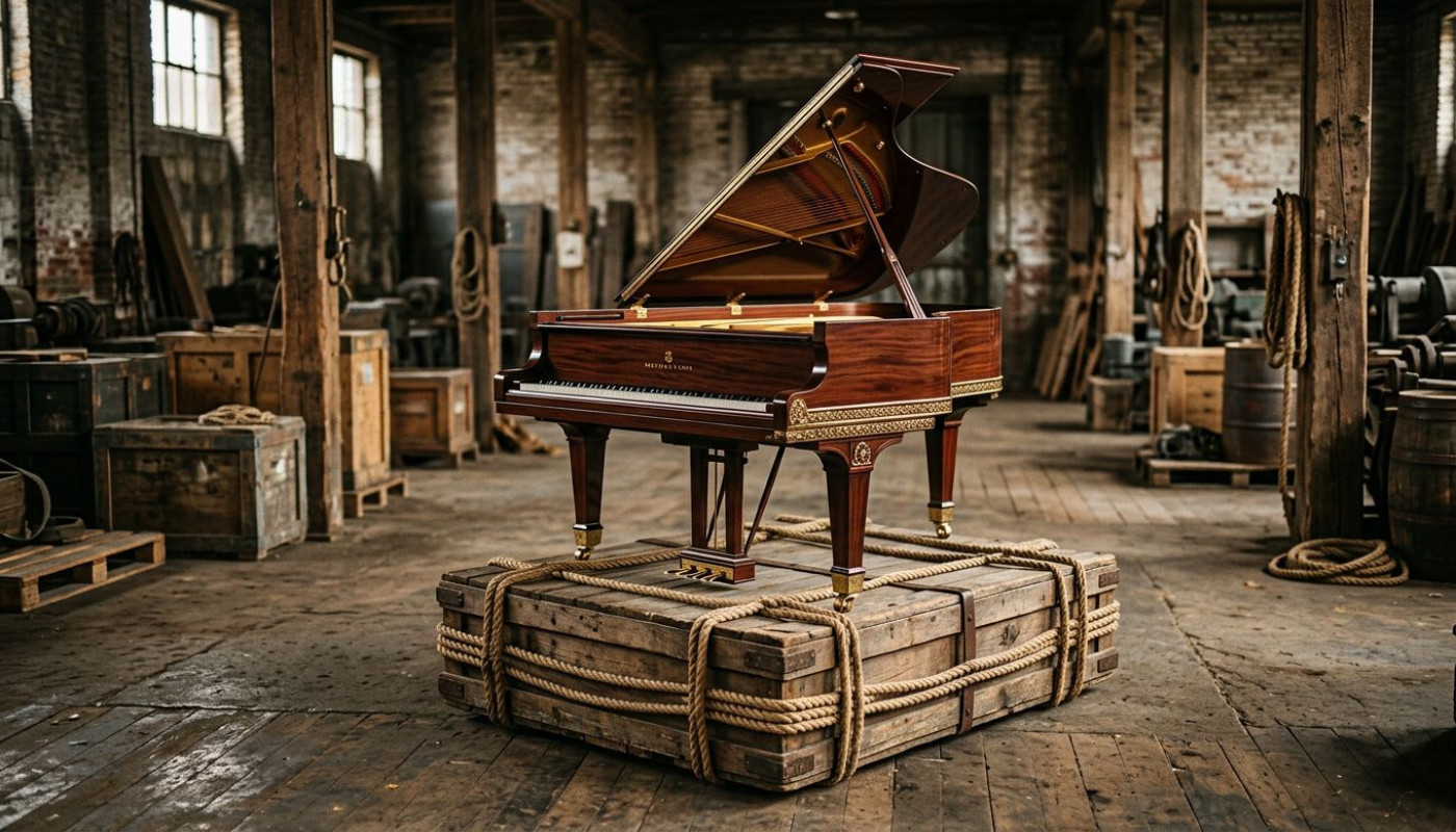 Petite histoire des pianos qui voyagent : chroniques du transport hors norme